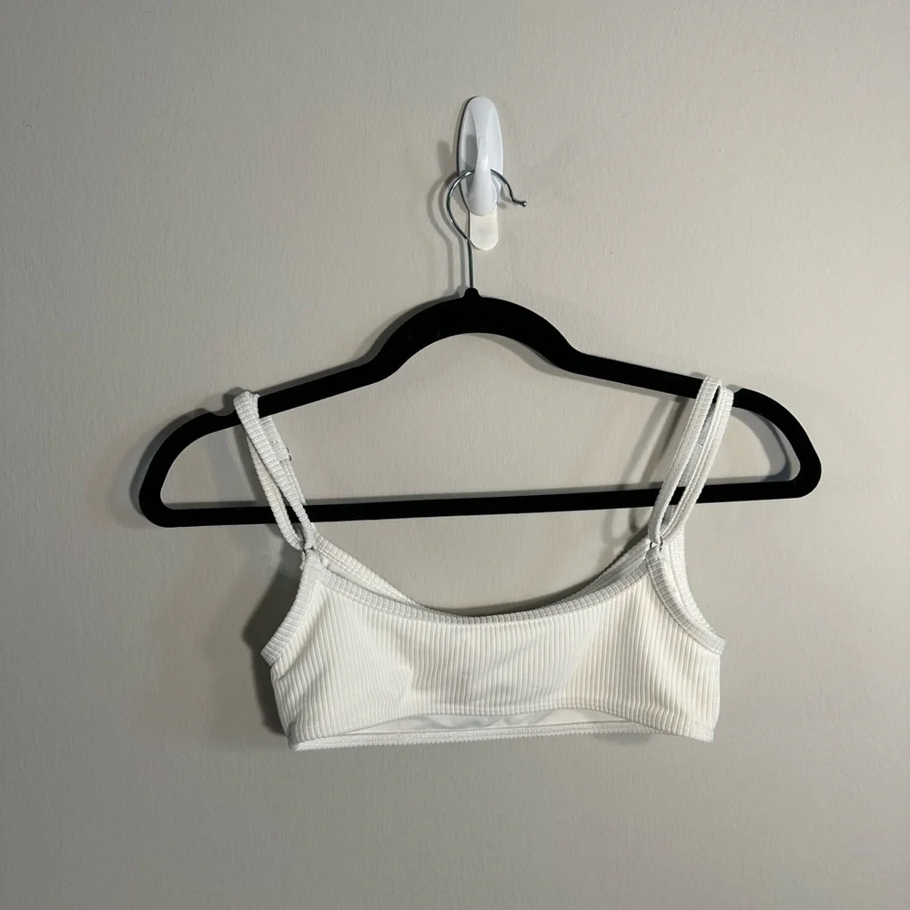 Frankie’s Bikinis White Bikini Top - Picture 2 of 3